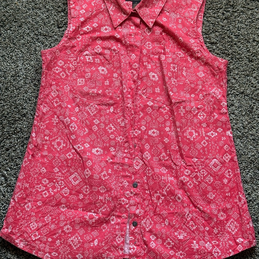 Noble outfitter Sleeveless Patterned Women's Top